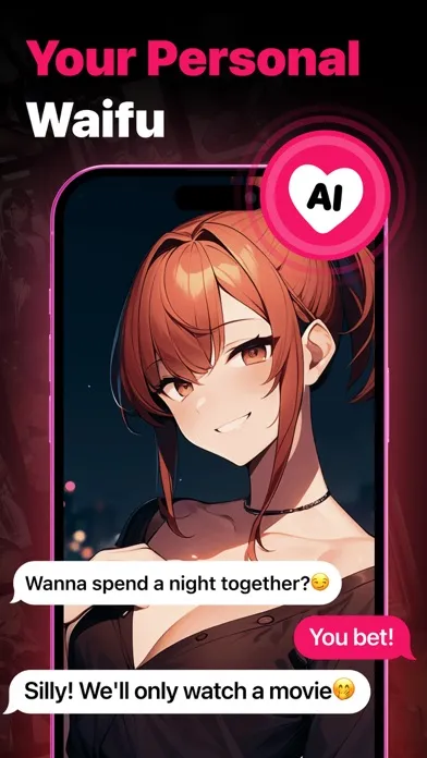 Tangkapan layar Anime Chat – AI Waifu Chatbot